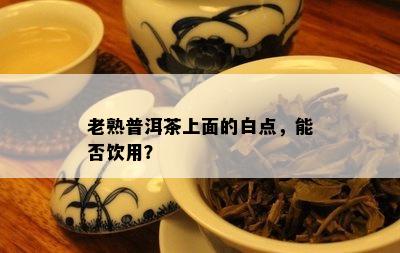 老熟普洱茶上面的白点，能否饮用？