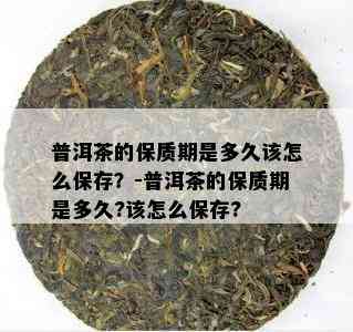 普洱茶的保质期是多久该怎么保存？-普洱茶的保质期是多久?该怎么保存?