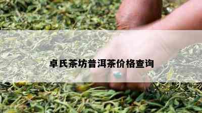 卓氏茶坊普洱茶价格查询