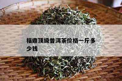 福鼎顶级普洱茶价格一斤多少钱