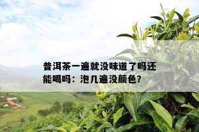 普洱茶一遍就没味道了吗还能喝吗：泡几遍没颜色？