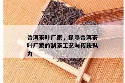 普洱茶叶厂家，探寻普洱茶叶厂家的制茶工艺与传统魅力