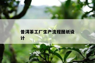 普洱茶工厂生产流程图纸设计