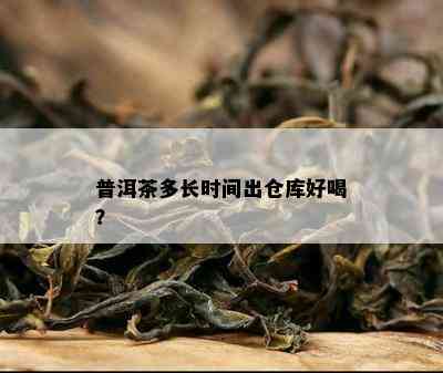 普洱茶多长时间出仓库好喝？