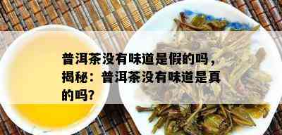 普洱茶没有味道是假的吗，揭秘：普洱茶没有味道是真的吗？