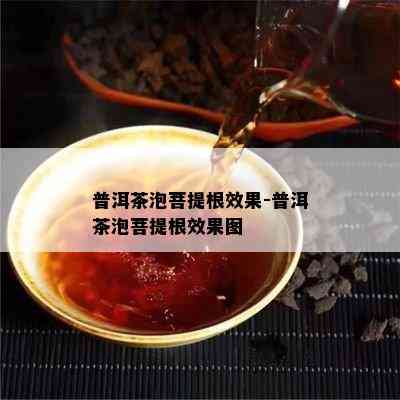 普洱茶泡菩提根效果-普洱茶泡菩提根效果图