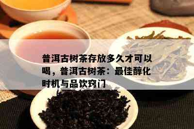 普洱古树茶存放多久才可以喝，普洱古树茶：更佳醇化时机与品饮窍门