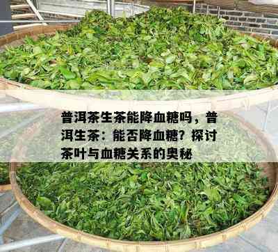 普洱茶生茶能降血糖吗，普洱生茶：能否降血糖？探讨茶叶与血糖关系的奥秘