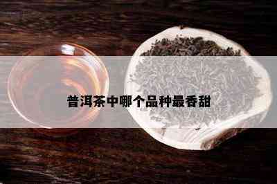 普洱茶中哪个品种最香甜