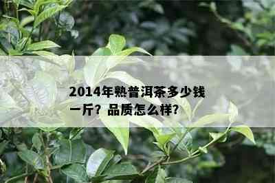 2014年熟普洱茶多少钱一斤？品质怎么样？