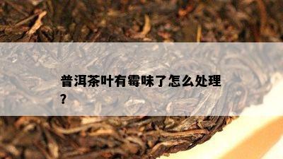 普洱茶叶有霉味了怎么处理？