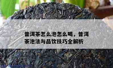 普洱茶怎么泡怎么喝，普洱茶泡法与品饮技巧全解析