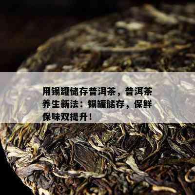 用锡罐储存普洱茶，普洱茶养生新法：锡罐储存，保鲜保味双提升！