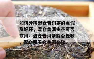 如何分辨湿仓普洱茶的真假及好坏，湿仓普洱生茶可否饮用，湿仓普洱茶能否挽救，湿仓和干仓普洱比较。