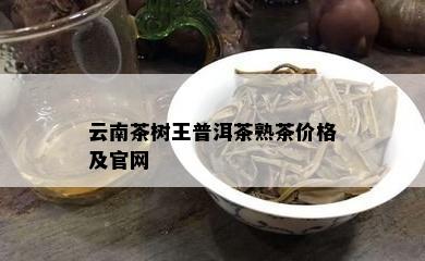 云南茶树王普洱茶熟茶价格及官网