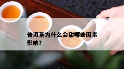 普洱茶为什么会甜哪些因素影响？