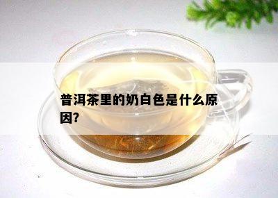 普洱茶里的奶白色是什么原因？