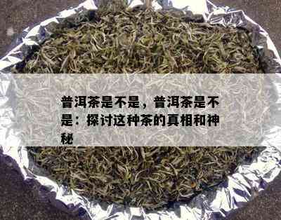 普洱茶是不是，普洱茶是不是：探讨这种茶的真相和神秘