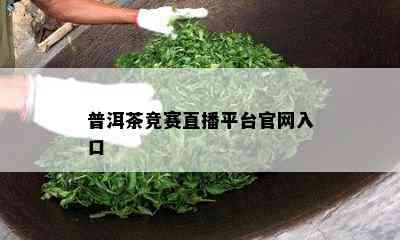 普洱茶竞赛直播平台官网入口