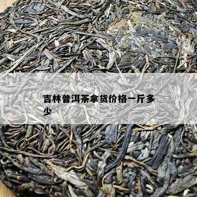 吉林普洱茶拿货价格一斤多少