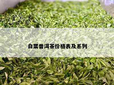 白菜普洱茶价格表及系列