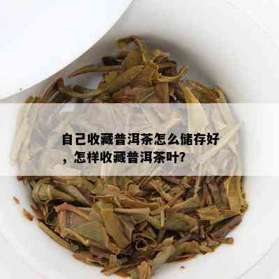 自己收藏普洱茶怎么储存好，怎样收藏普洱茶叶？