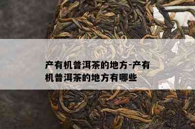 产有机普洱茶的地方-产有机普洱茶的地方有哪些