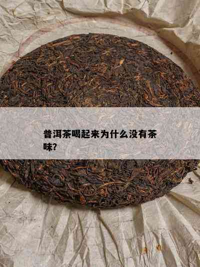 普洱茶喝起来为什么没有茶味？