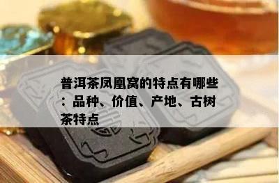 普洱茶凤凰窝的特点有哪些：品种、价值、产地、古树茶特点