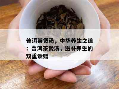 普洱茶煲汤，中华养生之道：普洱茶煲汤，滋补养生的双重馈赠