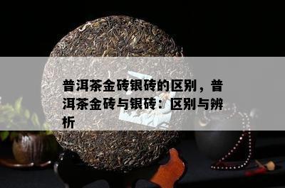 普洱茶金砖银砖的区别，普洱茶金砖与银砖：区别与辨析