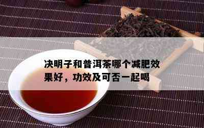 决明子和普洱茶哪个减肥效果好，功效及可否一起喝