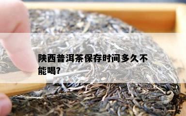 陕西普洱茶保存时间多久不能喝？