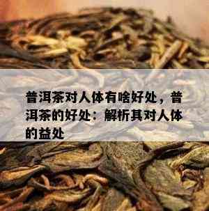 普洱茶对人体有啥好处，普洱茶的好处：解析其对人体的益处