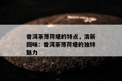 普洱茶薄荷塘的特点，清新回味：普洱茶薄荷塘的独特魅力