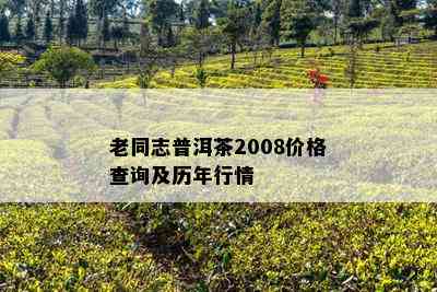 老同志普洱茶2008价格查询及历年行情