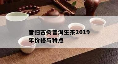 昔归古树普洱生茶2019年价格与特点