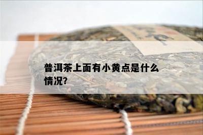 普洱茶上面有小黄点是什么情况？