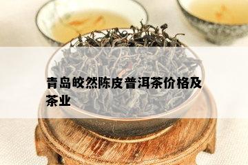 青岛皎然陈皮普洱茶价格及茶业