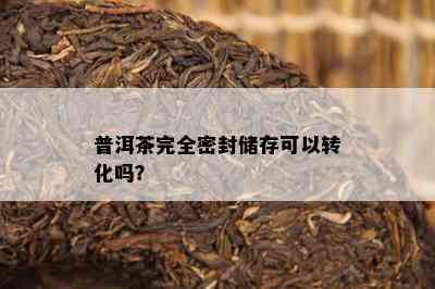 普洱茶完全密封储存可以转化吗？