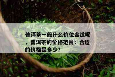 普洱茶一般什么价位合适呢，普洱茶的价格范围：合适的价格是多少？