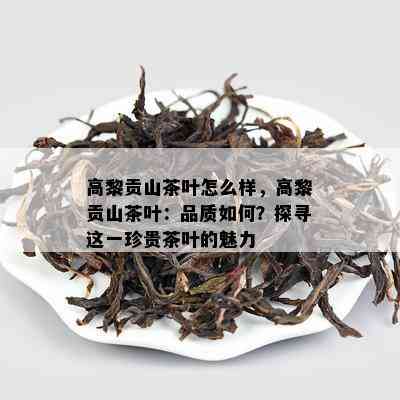 高黎贡山茶叶怎么样，高黎贡山茶叶：品质如何？探寻这一珍贵茶叶的魅力