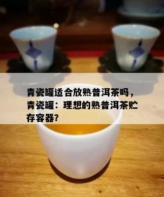 青瓷罐适合放熟普洱茶吗，青瓷罐：理想的熟普洱茶贮存容器？