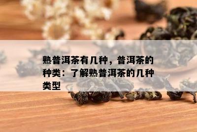 熟普洱茶有几种，普洱茶的种类：了解熟普洱茶的几种类型