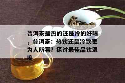 普洱茶是热的还是冷的好喝，普洱茶：热饮还是冷饮更为人所喜？探讨更佳品饮温度