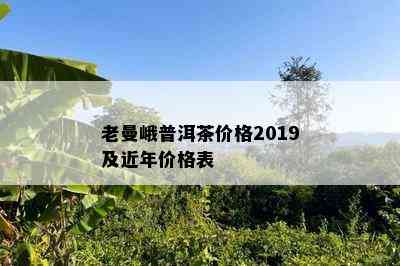 老曼峨普洱茶价格2019及近年价格表