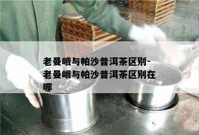 老曼峨与帕沙普洱茶区别-老曼峨与帕沙普洱茶区别在哪