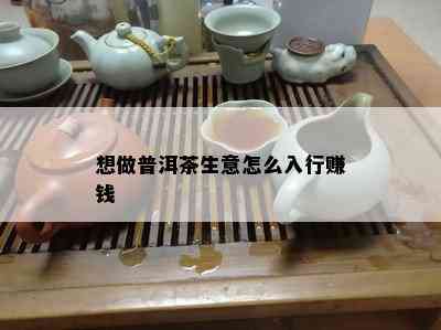 想做普洱茶生意怎么入行赚钱