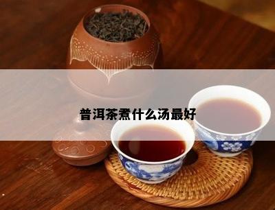 普洱茶煮什么汤更好