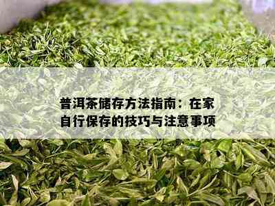 普洱茶储存方法指南：在家自行保存的技巧与注意事项